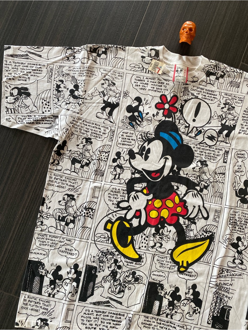90s aop Disney Minnie Mouse shirt XL - Picture 2 of 7
